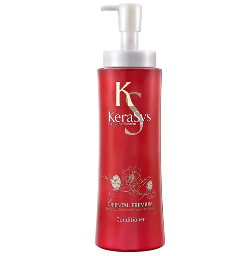 Aekyung Kerasys Кондиционер для волос с маслом камелии и кератином Oriental Premium 600 мл