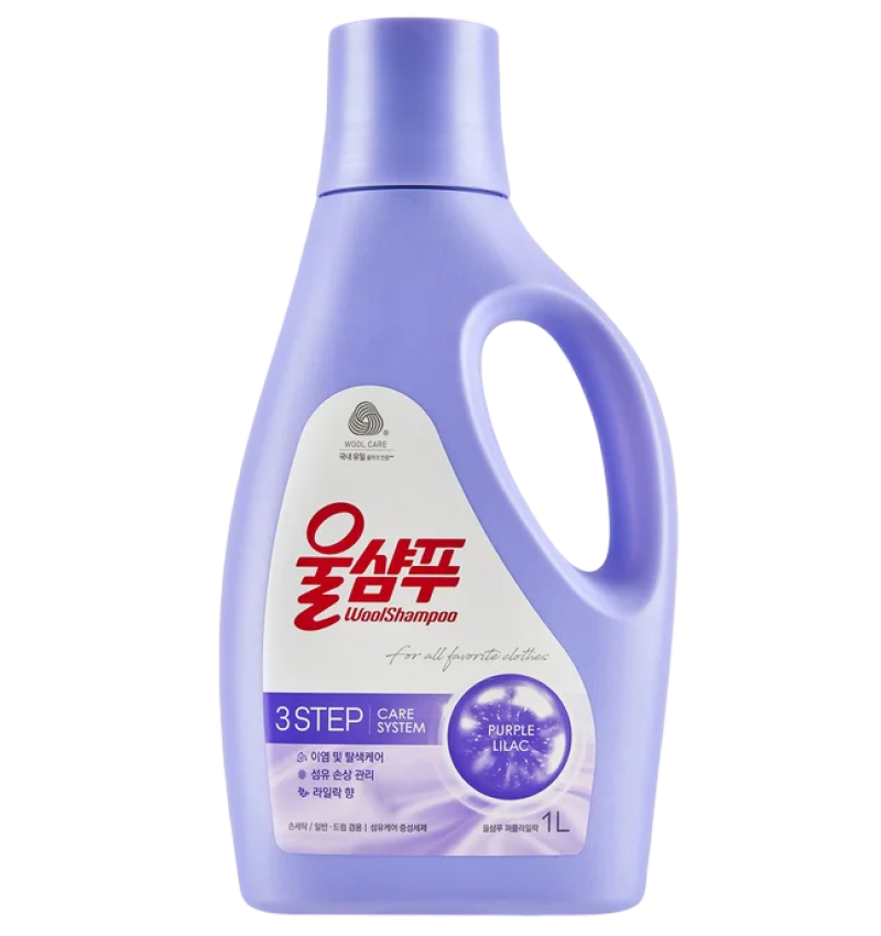 AEKYUNG Жидкое средство для стирки Свежесть / KeraSys Wool Shampoo Fresh, 1 л.