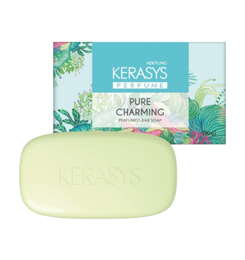 Aekyung Kerasys Мыло косметическое парфюмированное Керасис ШАРМ Pure Charming Perfumed Bar Soap 90 гр
