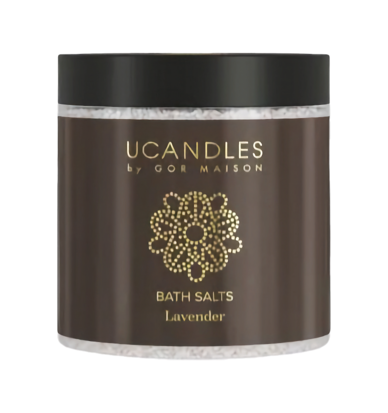 Ucandles Соль для ванны натуральная "Лаванда" / Lavender, 600 гр.