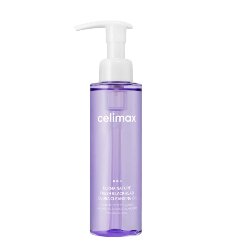 Celimax Гидрофильное масло от чёрных точек, Derma Nature Fresh Blackhead Jojoba Cleansing Oil 150 мл