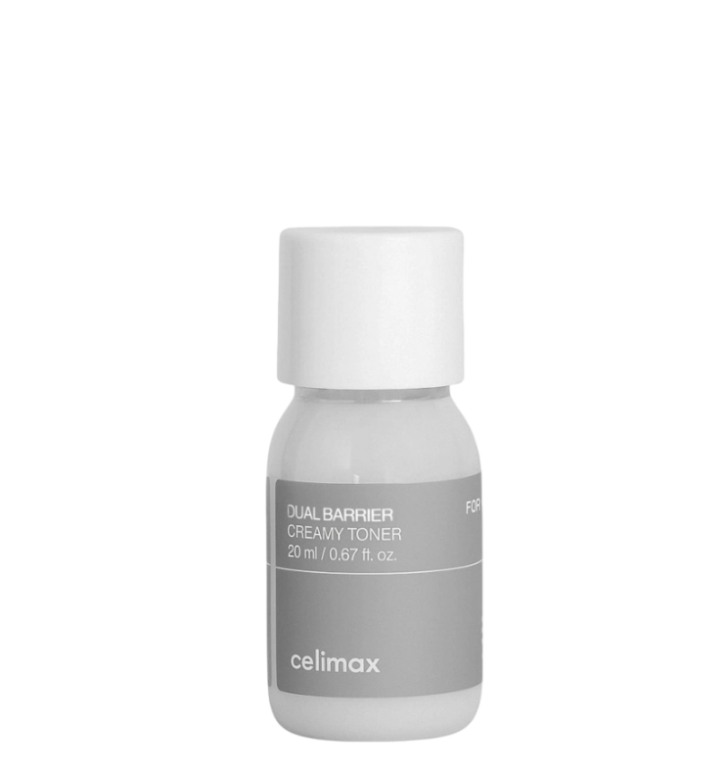 Celimax Барьерный кремовый тонер с комплексом церамидов Dual Barrier Creamy Toner 20 мл