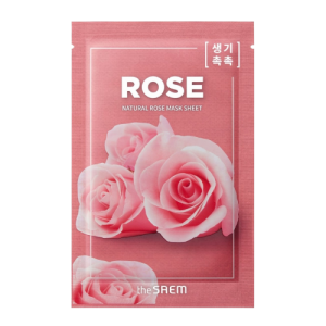 The Saem Маска тканевая с экстрактом розы Natural Rose Mask Sheet 21 мл.