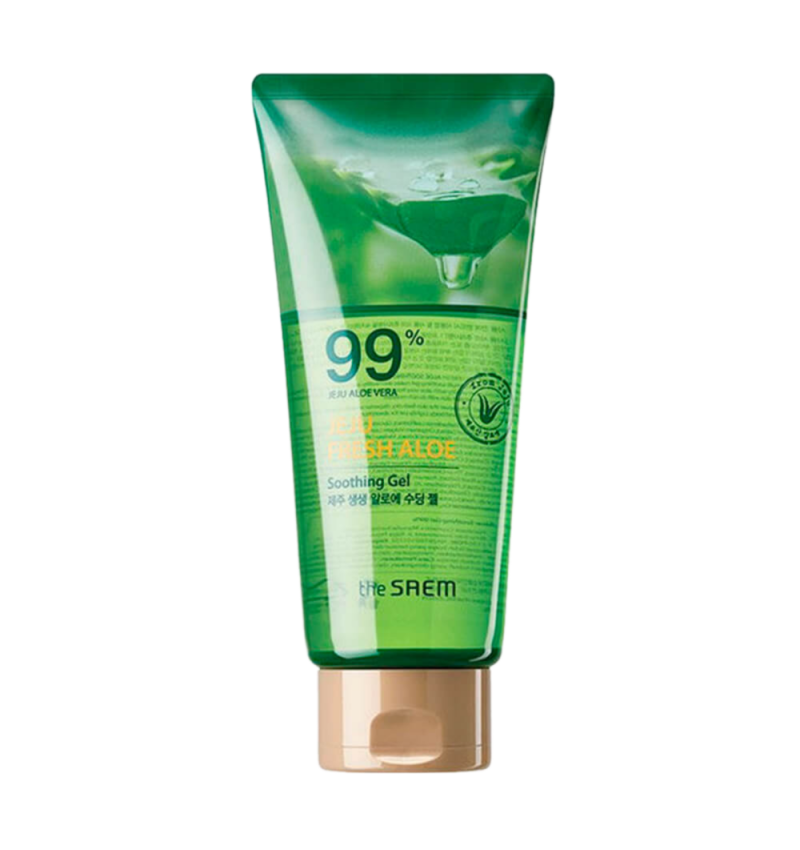 The Saem Универсальный гель алоэ для лица и тела Jeju Fresh Aloe Soothing Gel 99% - 300 мл в тубе