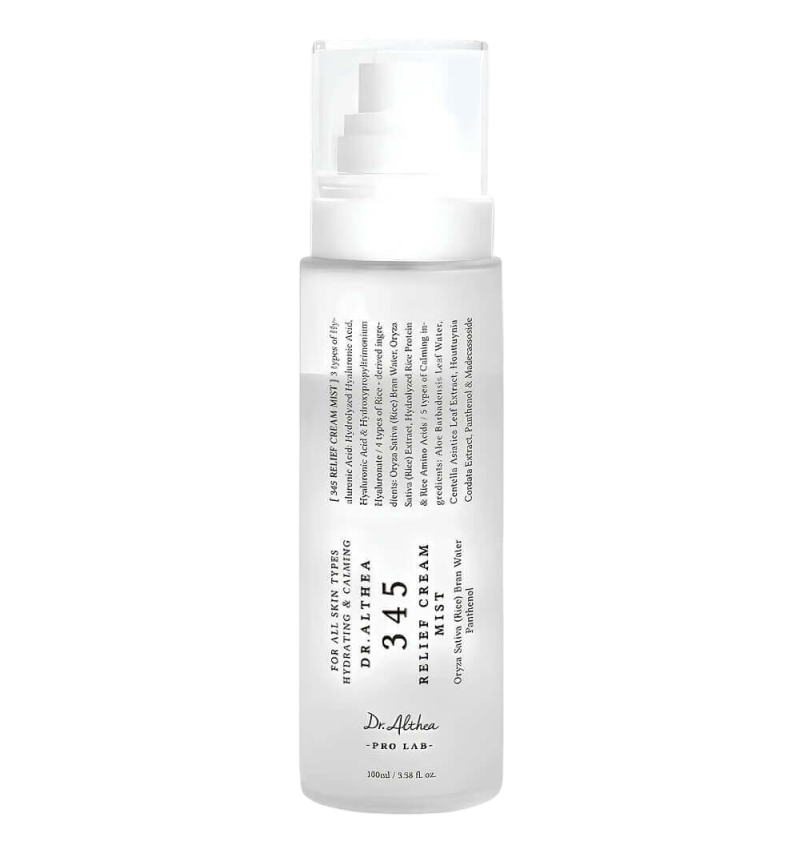 Dr.Althea Успокаивающий мист с гидролатом риса и пантенолом 345 Relief Cream Mist 100 мл