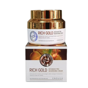 ENOUGH Крем для лица питательный с золотом Rich Gold Intensive Pro Nourishing Cream 50мл.