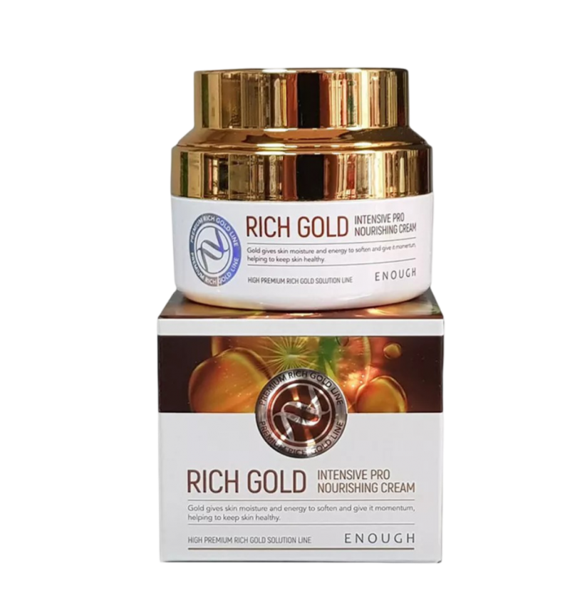 ENOUGH Крем для лица питательный с золотом Rich Gold Intensive Pro Nourishing Cream 50мл.
