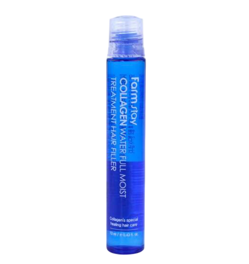 FarmStay Увлажняющий филлер для волос с коллагеном Collagen Water Full Moist Treatment Hair Filler, 13 мл.