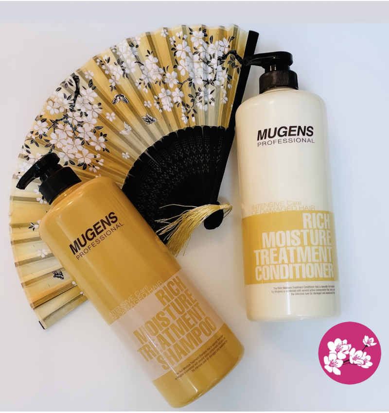 WELCOS Кондиционер для волос увлажняющий Mugens Rich Moisture Treatment Conditioner, 1000 мл.