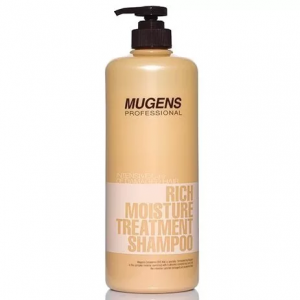 Шампунь для поврежденных волос Mugens Rich Moisture Treatment Shampoo, WELCOS 1000 г