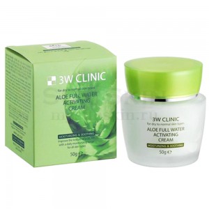 Увлажняющий крем для лица с экстрактом алоэ / Aloe Full Water Activating Cream		
