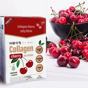 Коллаген в желе на основе гиалуроновой кислоты с вишнёвым вкусом / Collagen Cherry