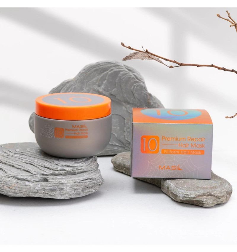 Masil Маска для волос восстанавливающая премиум-класса 10 Premium Repair Hair Mask (Filiform Hair Mask) 300 мл.