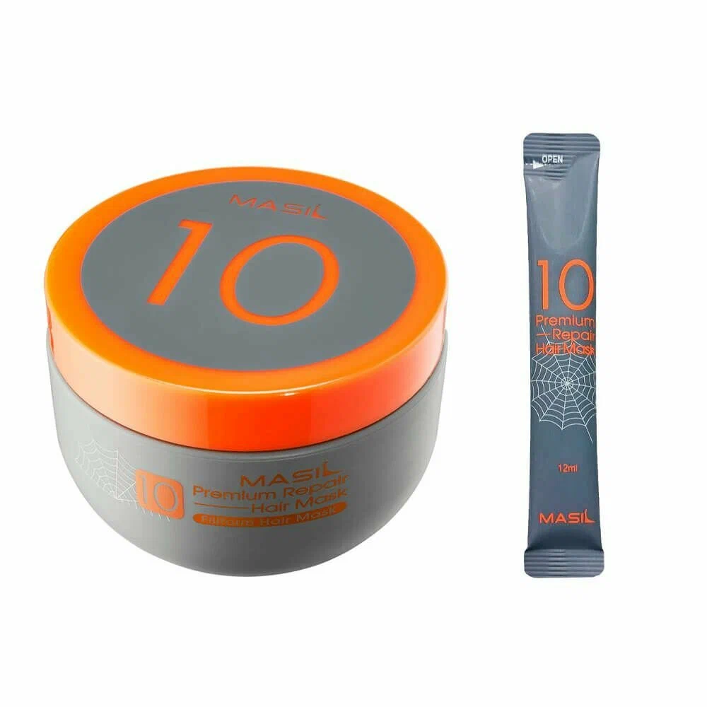 Masil Маска для волос восстанавливающая премиум-класса 10 Premium Repair Hair Mask (Filiform Hair Mask) 300 мл.