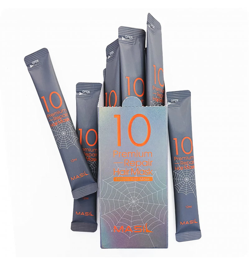 Masil Маска для волос восстанавливающая премиум-класса, 10 Premium Repair Hair Mask 12 мл. 1шт.