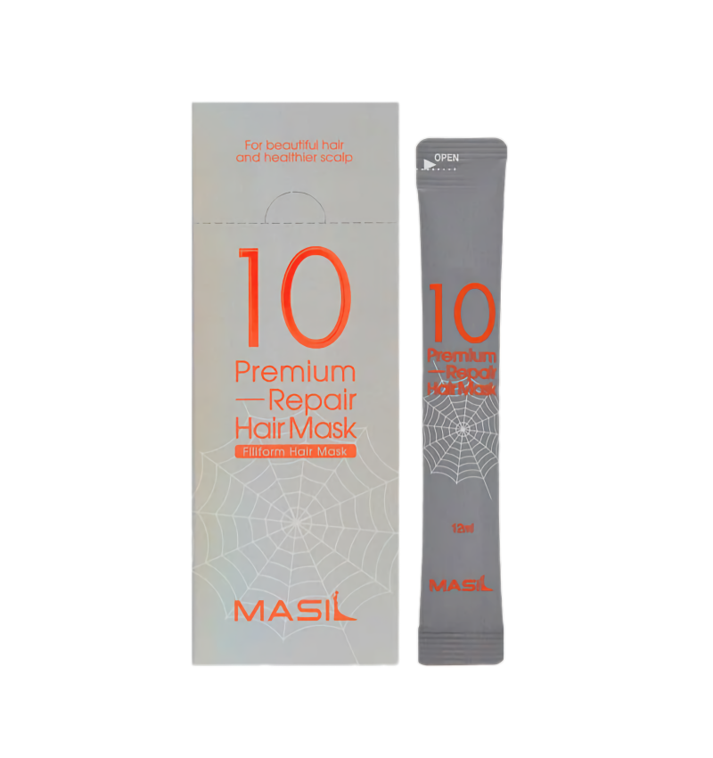 Masil Маска для волос восстанавливающая премиум-класса, 10 Premium Repair Hair Mask 12 мл. 1шт.