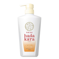 LION Увлажняющее жидкое мыло для тела с ароматом безупречной розы, Hadakara Body Soap 480 мл.