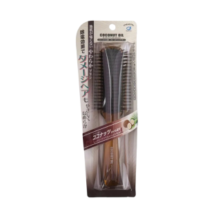 Ikemoto Расческа-щетка для волос с кокосовым маслом, Coconut Blow Styling Brush, 1 шт.