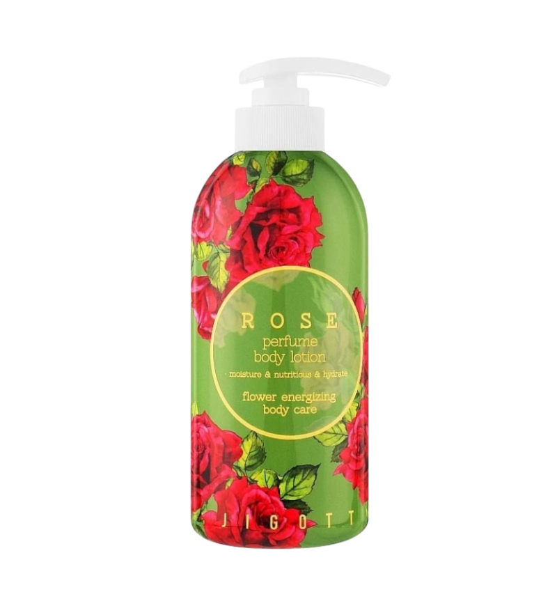 Jigott Парфюмированный лосьон для тела с экстрактом розы Rose Perfume Body Lotion 500мл