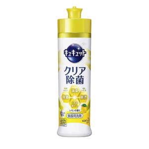 KAO Cucute Дезинфицирующее средство для мытья посуды Лмон, Clean Bacteria Elimination Lemon 220мл