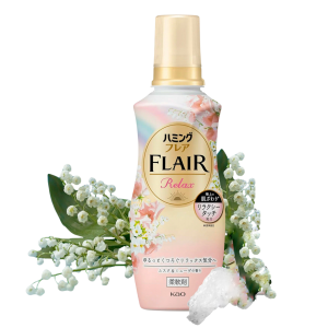 KAO Flair Кондиционер для белья концентрированный, с ароматом мускуса и ландыша Fragrance Relax  510мл