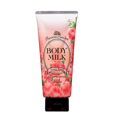 KOSE Глубокоувлажняющее молочко для тела со сладким ароматом персика Precious Garden Body Milk Honey Peach 200 г