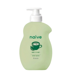 Kracie Жидкое мыло для тела с экстрактом зеленого чая, с ароматом матча-латте Naive Matcha Latte 530 мл