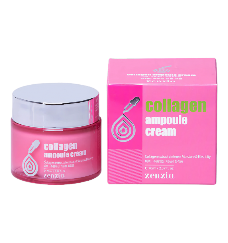 Zenzia Ампульный крем с коллагеном / Collagen Ampoule Cream, 70 мл.