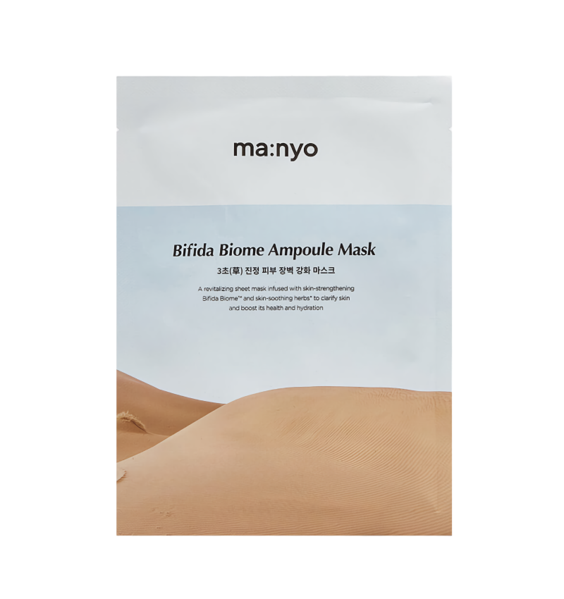 Manyo Маска тканевая восстанавливающая с пробиотиками / Bifida Biome Ampoule Mask 1 шт.