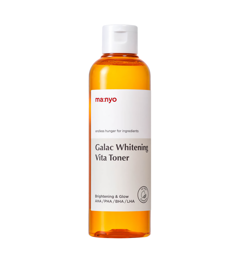 Manyo Мультивитаминный тоник для тусклой кожи для выравнивания тона / Galac Whitening Vita Toner 210 мл.