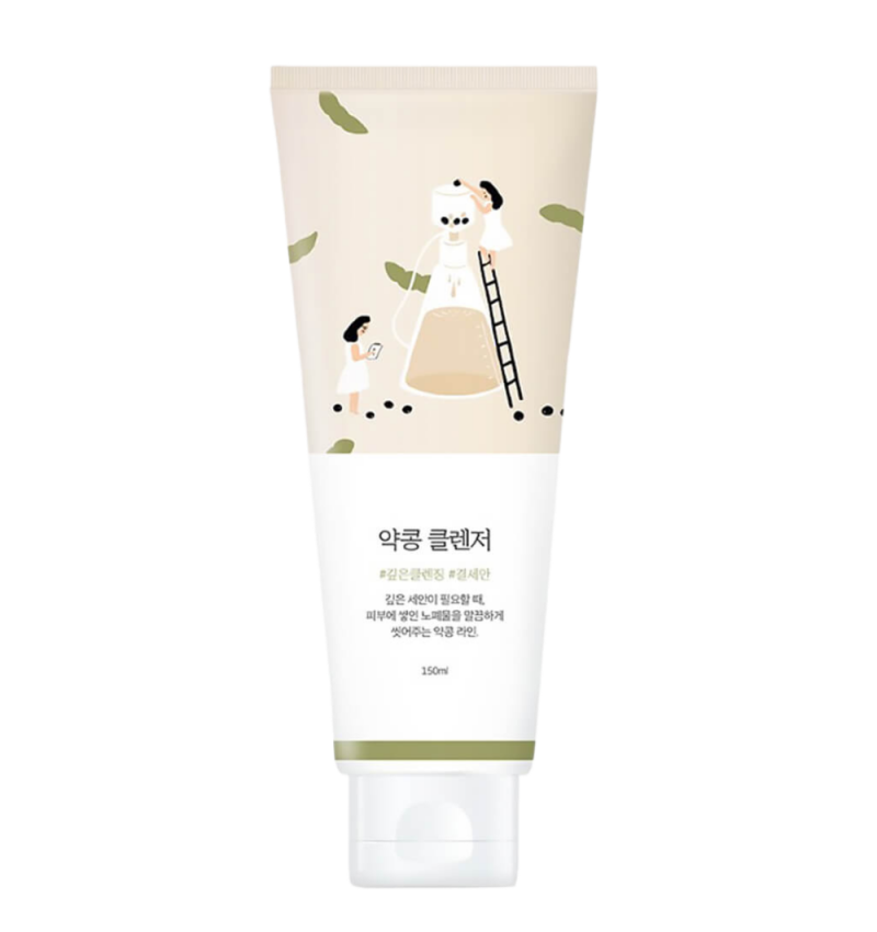 Round Lab Питательная пенка-скраб для умывания с соей Soybean Cleanser 150 мл.