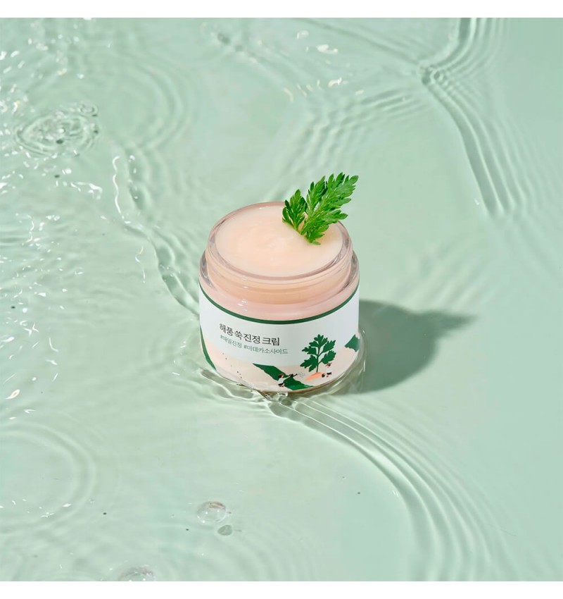 ROUND LAB Успокаивающий крем для лица с полынью, Mugwort Calming Cream 80 мл