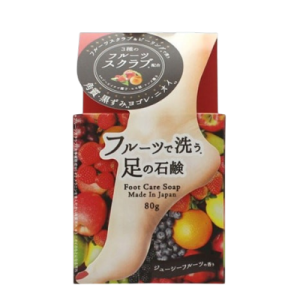 PELICAN Мыло-скраб для ног с вруктовыми кислотами, Fruit Washable Foot Care Soap 80г.