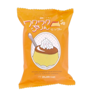 PELICAN Мыло для тела с ароматом карамельного пудинга, Wakuwaku Pudding 80г.