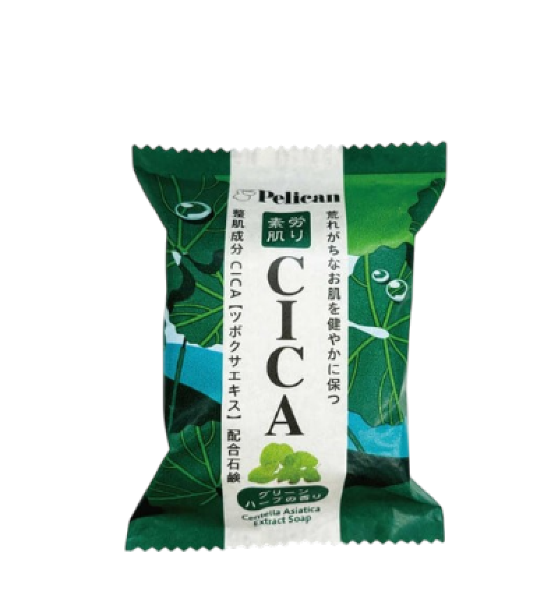 PELICAN Мыло для чувствительной кожи с экстрактом центеллы азиатской, Family Soap 80г.