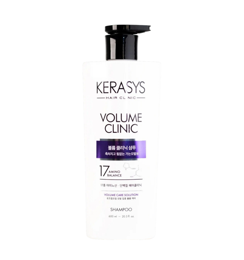 Kerasys Шампунь для объема волос Volume Clinic Shampoo, 600мл