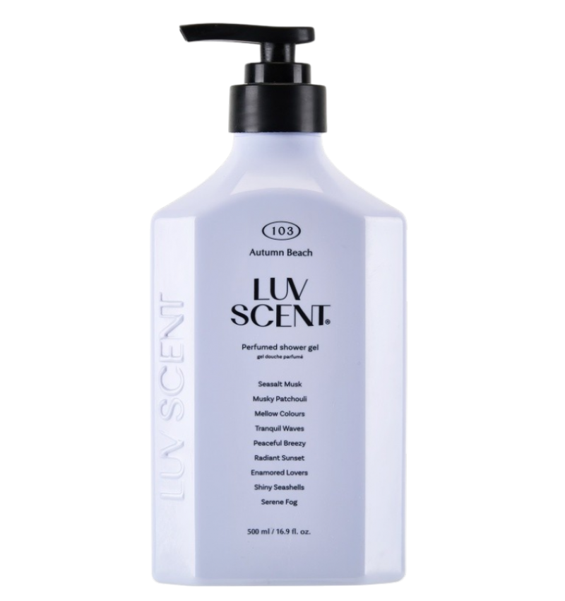 Kerasys Парфюмированный гель для душа Осенний Пляж, Luv Scent Perfumed Shower Gel 500 мл