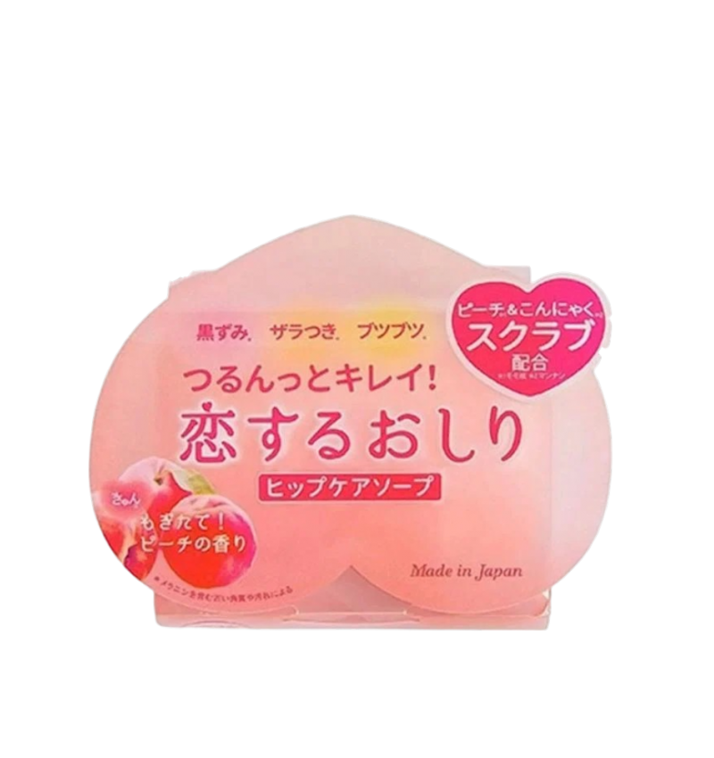 PELICAN Мыло для ухода за бедрами и ягодицами, с ароматом персиков, Buttocks Hip Care Soap 80г.