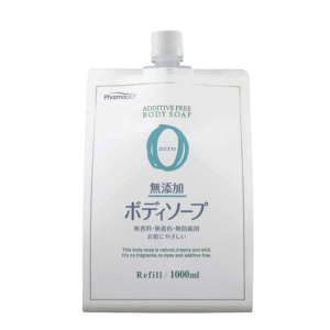 KUMANO YUSHI Pharmaact Additive-free Жидкое мыло для тела без добавок для чувствительной кожи 1л м/у