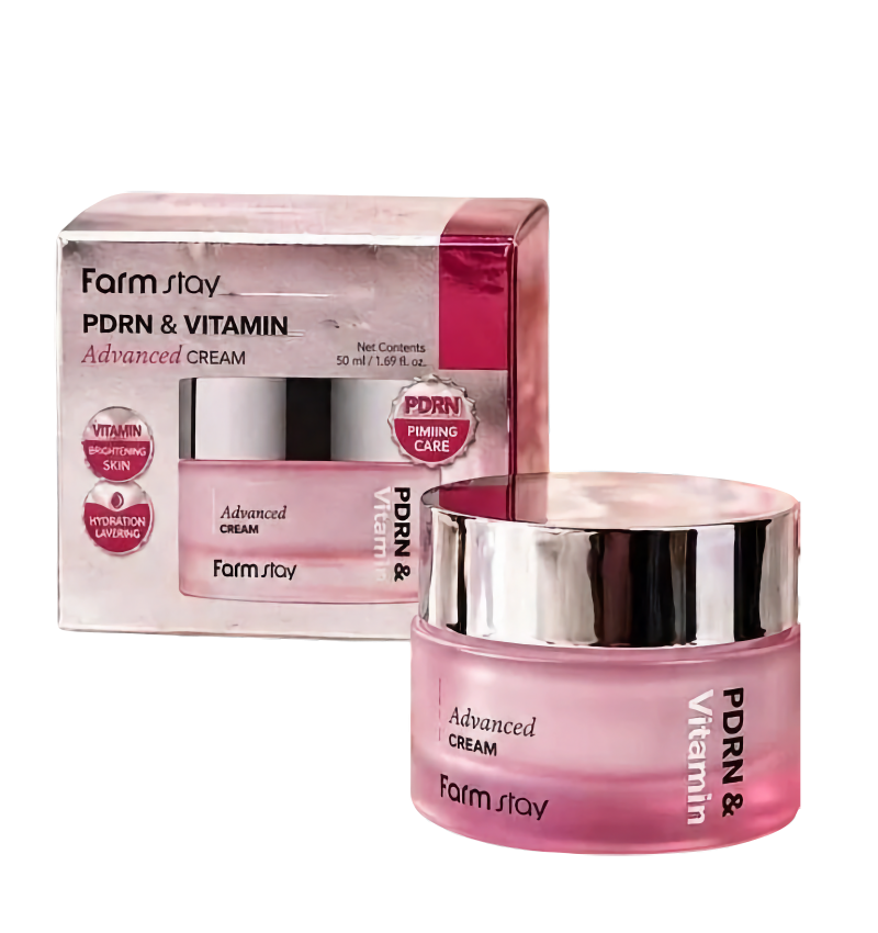 FarmStay Восстанавливающий крем с PDRN и витаминами PDRN & Vitamin Advanced Cream 50мл