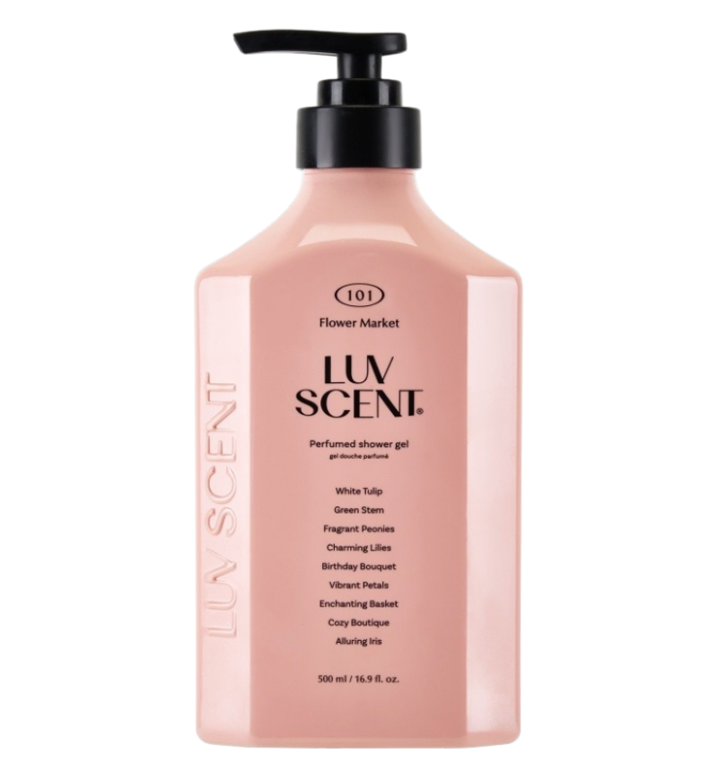 Kerasys Парфюмированный гель для душа Весенний Букет, Luv Scent Perfumed Shower Gel 500 мл
