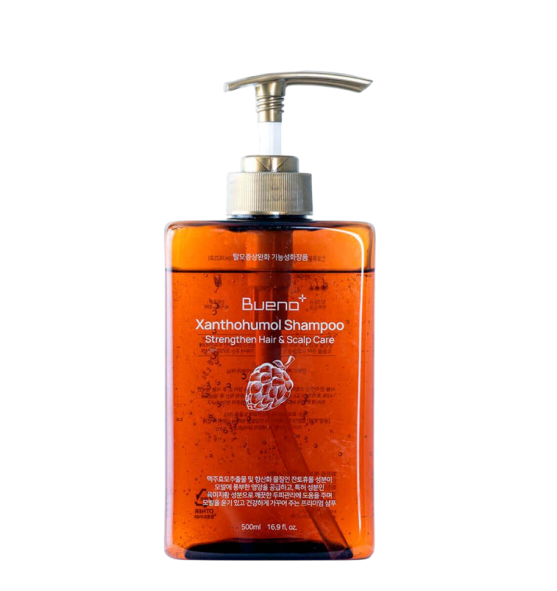 BUENO Шампунь с хмелем от выпадения волос  Xanthohumol Shampoo 500мл