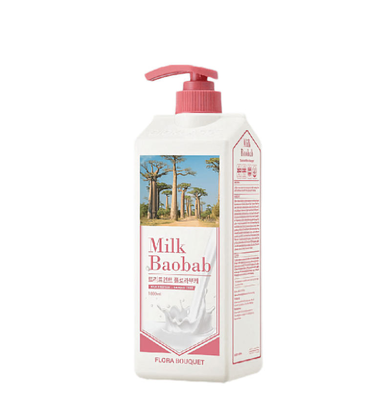 Milk Baobab Бальзам для волос парфюмированый с цветочным ароматом Perfume Treatment Flora Bouquet 1л