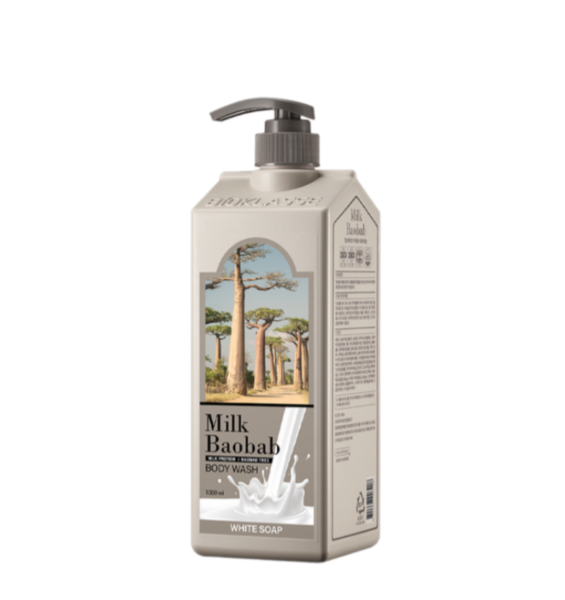 Milk Baobab Гель для душа с ароматом белого мыла, Perfume Body Wash White Soap, 500 мл	