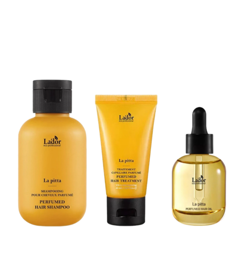 Lador Набор для волос Perfumed Hair La Pitta (шампунь 100мл + маска 50мл + масло 30мл) 