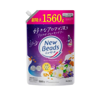 КАО New Beads Мягкий гель для стирки белья, с ароматом жасмина и мускуса,1560 мл. м/у