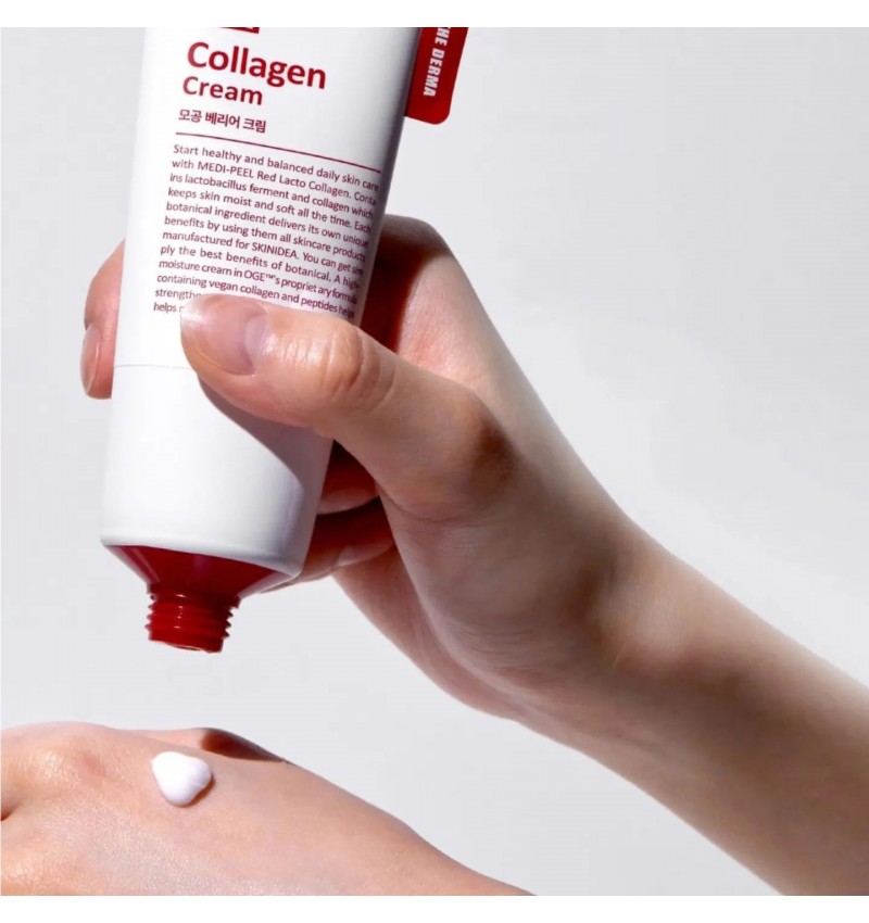 MEDI-PEEL Барьерный крем с коллагеном и пептидами Red Lacto Collagen Barrier Cream 80 мл.