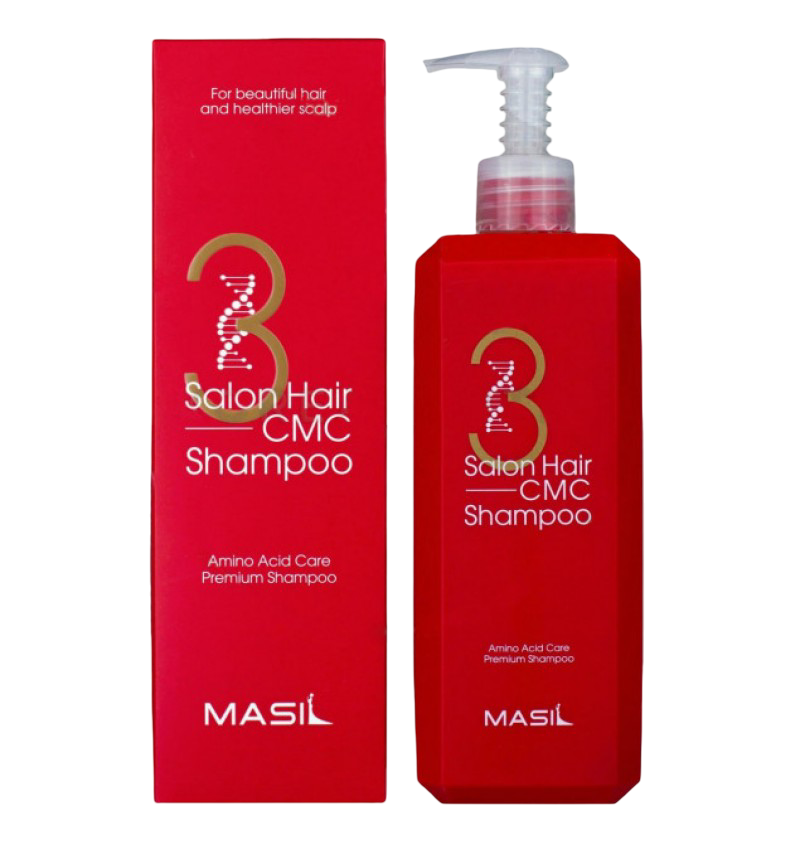 MASIL 3 Восстанавливающий шампунь для лечения волос с аминокислотами Salon Hair Cmc Shampoo 500 мл