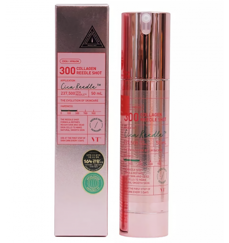 VT Cosmetics Бустер-сыворотка с микроиглами и коллагеном Collagen Reedle Shot 100, 50 мл