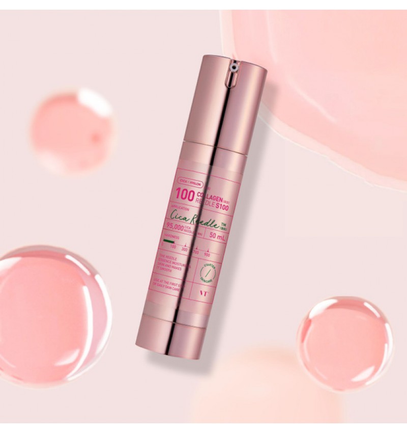 VT Cosmetics Бустер-сыворотка с микроиглами и коллагеном Collagen Reedle Shot 100, 50 мл
